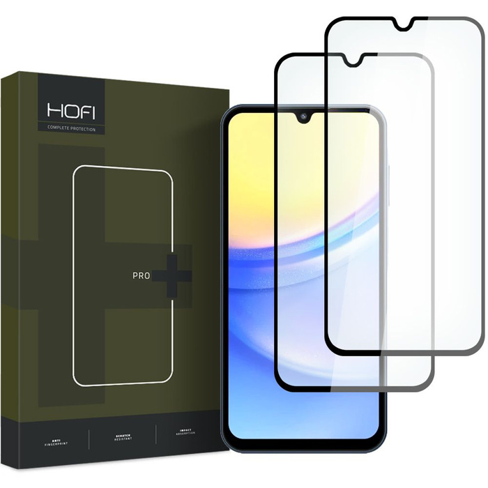 Szkło Hartowane Hofi Glass Pro+ 2-pack Samsung Galaxy A15 4g / 5g / A25 5g Black