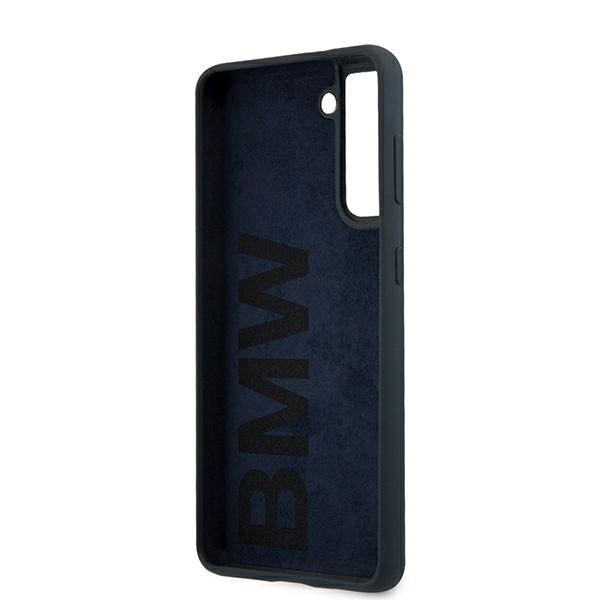Etui BMW Samsung Galaxy S21 Plus Silicone Signature BMHCS21MSILNA Granatowy Hardcase