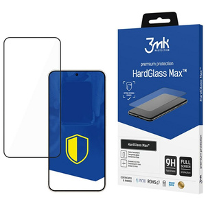 Szkło hartowane 3MK HardGlass Max do     Samsung Galaxy S25 Edge czarny