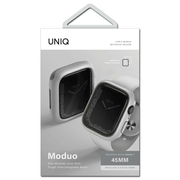 Etui UNIQ Moduo Apple Watch 9 8 7 6 SE 2022 44mm 45 mm Szary