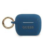 Etui GUESS Apple AirPods Pro Silicone Glitter Niebieski Case