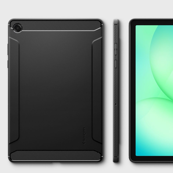 ETUI SPIGEN SAMSUNG GALAXY TAB A11+ PLUS 11.0 X230 / X235 / X236 RUGGED ARMOR MATTE BLACK