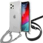 Etui GUESS Apple iPhone 12 12 Pro 4G Silver Chain Bezbarwny Hardcase