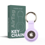 Mobile Origin AirTag KeyChain, purple
