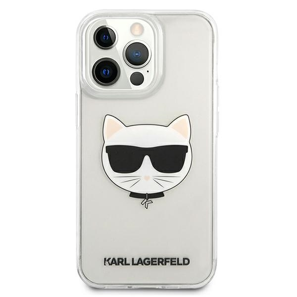 Etui KARL LAGERFELD Apple iPhone 13 Pro Max Choupette Head Bezbarwny Hardcase