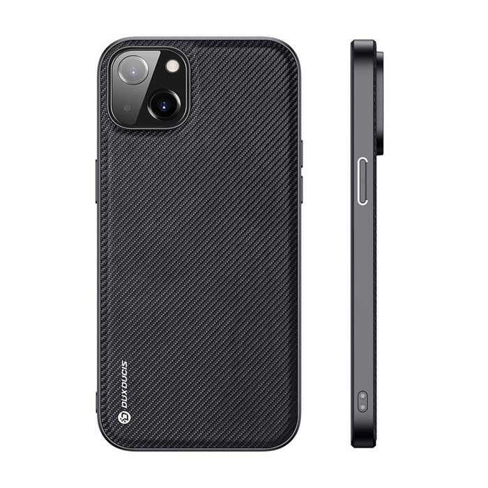 Dux Ducis Fino etui pokrowiec pokryty nylonowym materiałem iPhone 14 Max niebieski