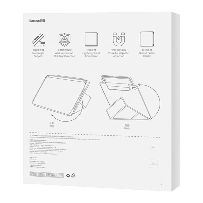 Etui magnetyczne Baseus Minimalist do iPad 10.2″ (2019 / 2020 / 2021) (baby pink)