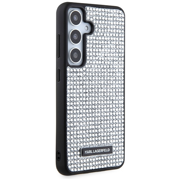 Etui Karl Lagerfeld KLHCS24SHDSPRS S24 S921 hardcase srebrny/silver Rhinestone Metal Logo Case