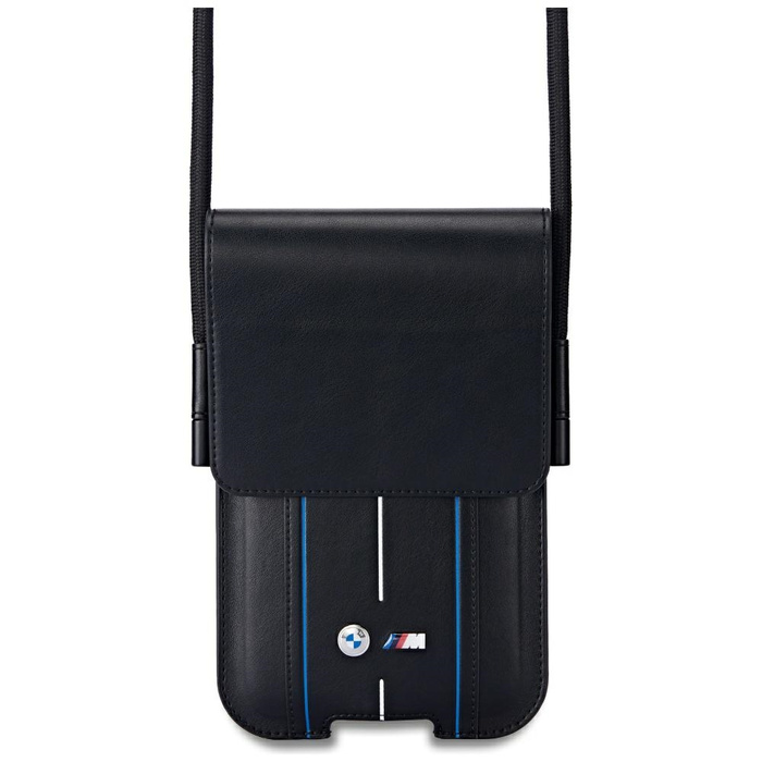 Torebka BMW Phone Pouch Blue Stripes     czarny