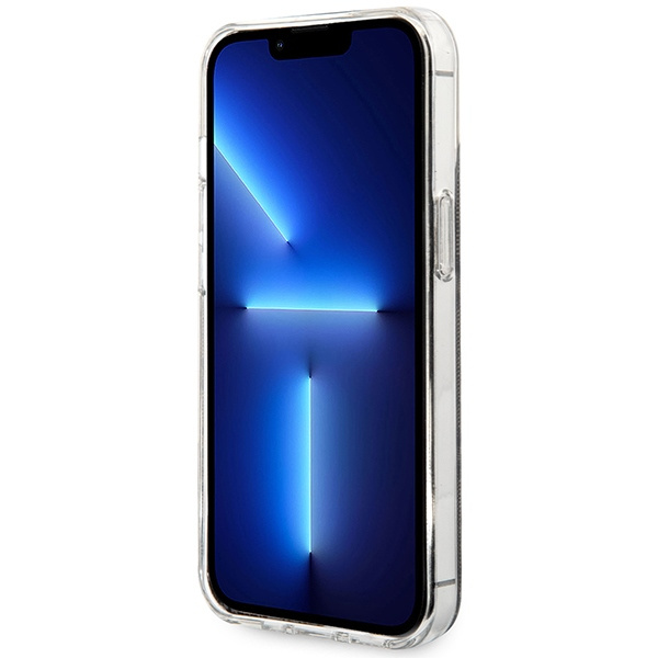 Zestaw Etui Guess Case+ Charger iPhone 13 Pro Max brązowy/brown hard case 4G Print MagSafe