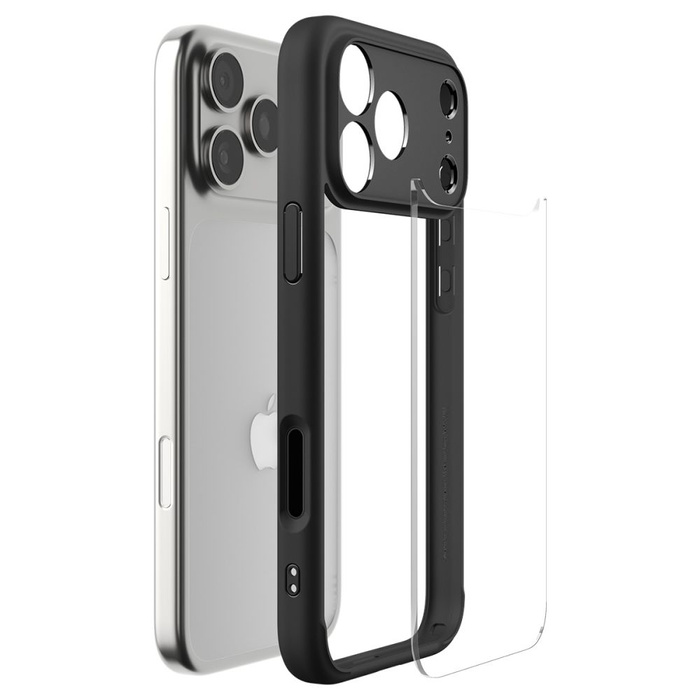 ETUI SPIGEN IPHONE 17 PRO MAX ULTRA HYBRID MATTE BLACK