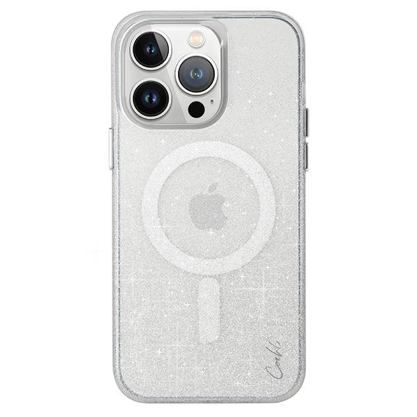 Etui UNIQ etui Coehl Lumino iPhone 15 Pro Max 6.7" Magnetic Charging srebrny/sparkling silver Case