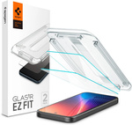SZKŁO HARTOWANE SPIGEN GOOGLE PIXEL 9A GLAS.TR ”EZ FIT” 2-PACK CLEAR