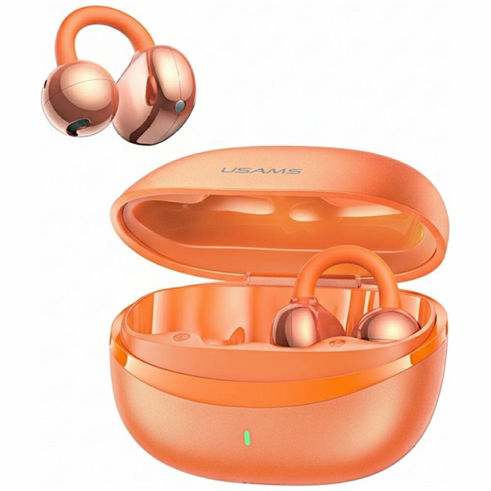 Słuchawki TWS USAMS R03 Echo Clip-on     Bluetooth 6.0 bezprzewodowe niebieski