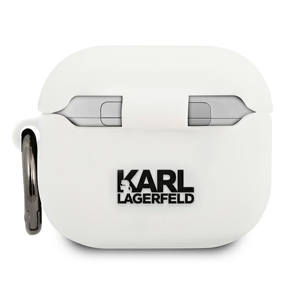 Etui KARL LAGERFELD Apple AirPods 3 Silicone Choupette Biały Case