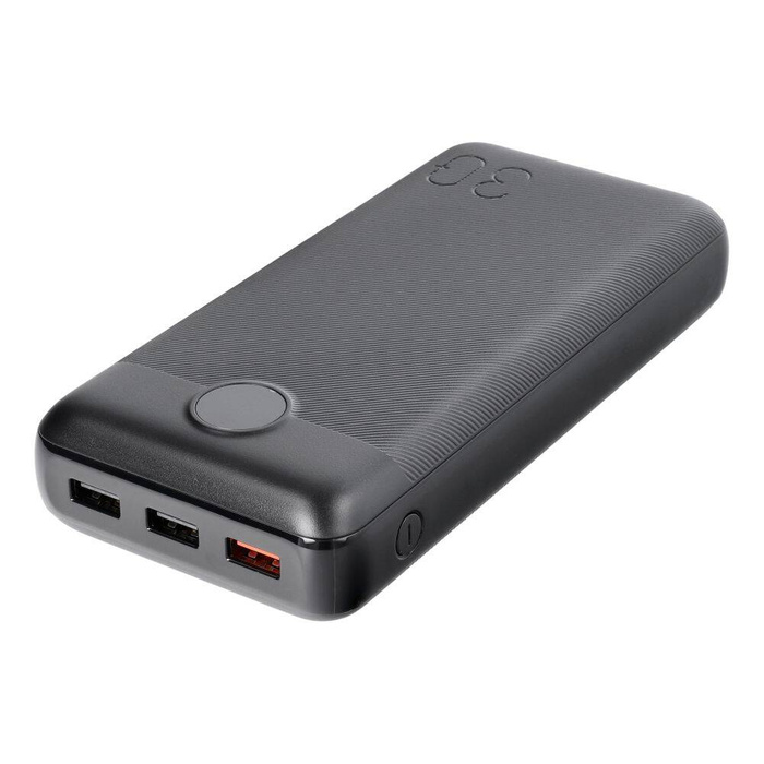 Powerbank Veger L30 (W3008PD) PD QC3.0 3A 20W 30000 mAh czarny
