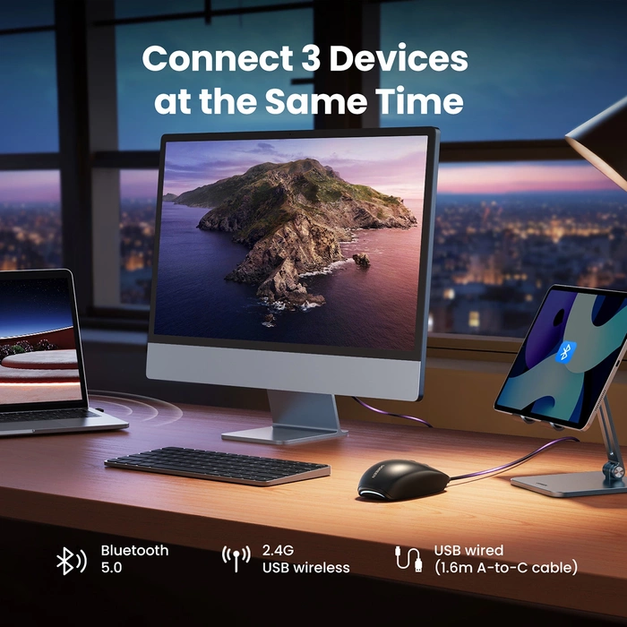 Mysz bezprzewodowa UGREEN MU103 (czarna)