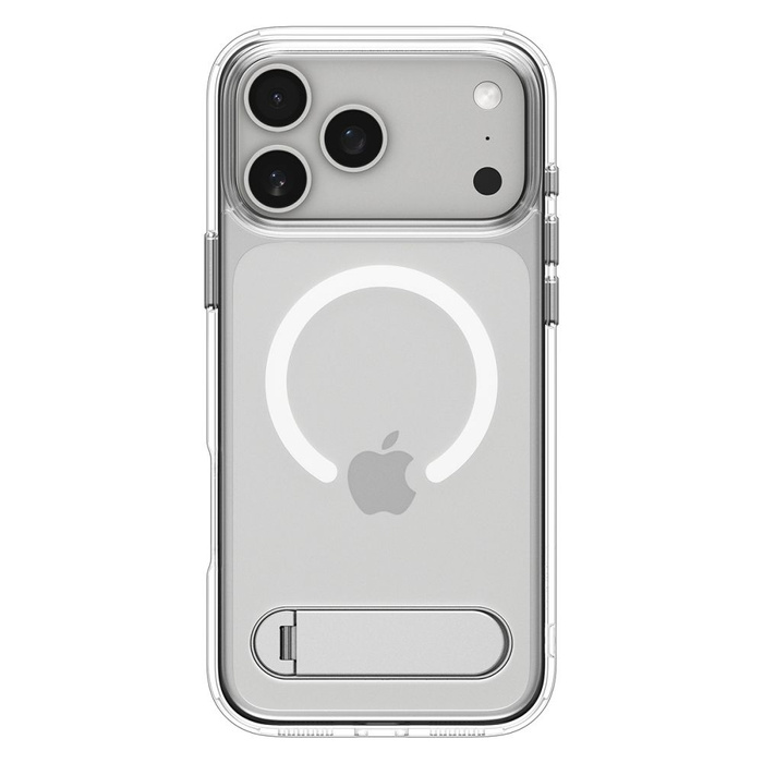ETUI SPIGEN IPHONE 17 PRO MAX ULTRA HYBRID ”S” MAG MAGSAFE PRZEZROCZYSTE/BIAŁE