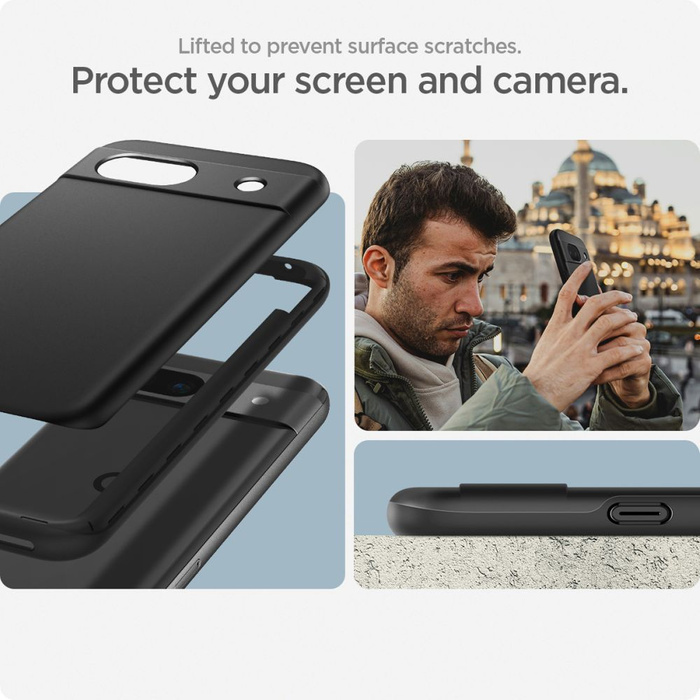 Etui Spigen Thin Fit Google Pixel 8a Black