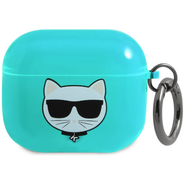 Etui KARL LAGERFELD Apple AirPods 3 Choupette Niebieski Case