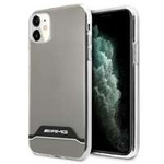 AMG AMHCN61TCBW iPhone 11 6,1" przezroczysty/transparent hardcase Electroplate Black&White