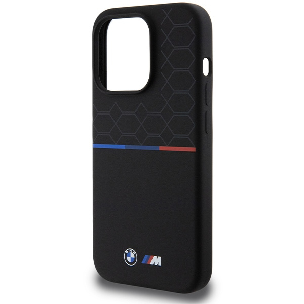 Etui Bmw Bmhmp15l22smpk Iphone 15 Pro 6.1" Czarny/black Hardcase M Silicone Pattern Magsafe Case