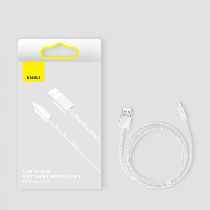 Baseus Dynamic 2 Series kabel USB-A - Lightning 2.4A 480Mb/s 1m fioletowy