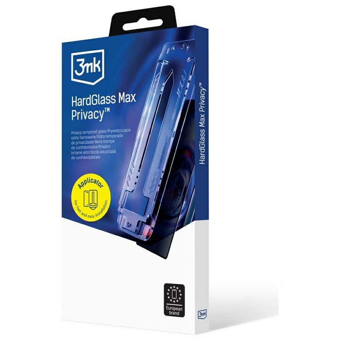 Szkło hartowane 3MK HardGlass Max        Privacy z aplikatorem do Apple iPhone 17 Air