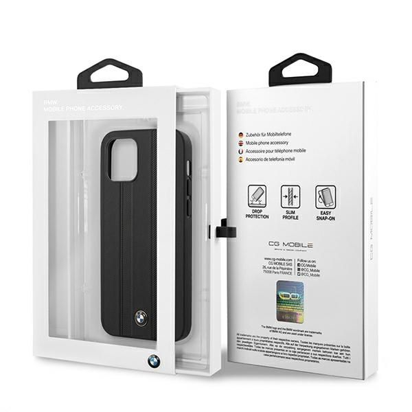 Etui BMW Apple iPhone 12 Mini Signature Seat BMHCP12STTBK Czarny Hardcase