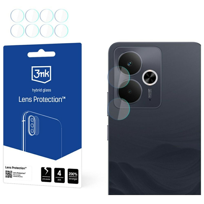 Ochrona na obiektyw aparatu 3MK Lens     Protect do Realme 14 5G / 14T 5G 4szt