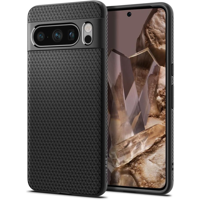 Etui Spigen Liquid Air Google Pixel 8 Pro Matte Black Case