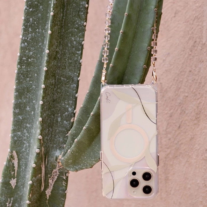 Zawieszka UNIQ Coehl Candy Gem Handstrap uniwersalny sznurek do telefonu na rękę - różowa