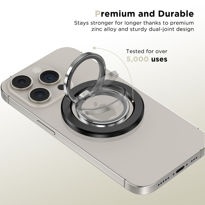 Uchwyt Tech-protect Mmr300 Magsafe Phone Ring Black Case