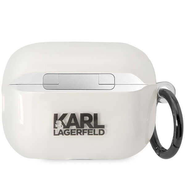 Etui Karl Lagerfeld KLAP2HNIKTCT Airpods Pro 2 cover transparent  Ikonik Karl Lagerfeld Case