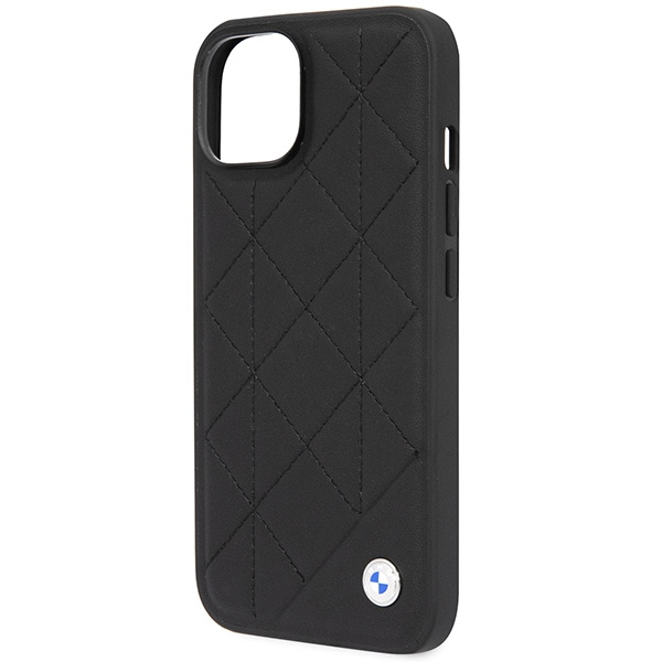 Etui BMW BMHCP14S22RQDK iPhone 14 6.1" czarny/black Leather Quilted