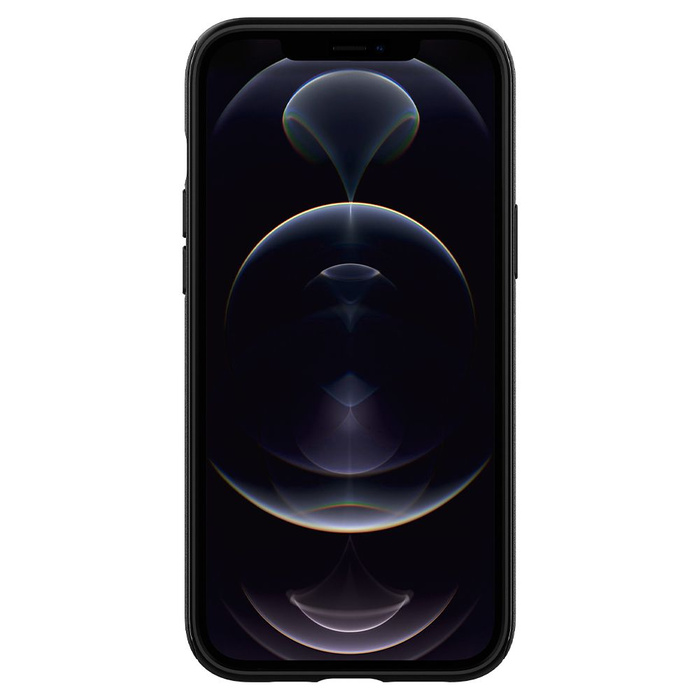 Etui SPIGEN Mag Armor iPhone 12 12 Pro Matte Black Czarne Case