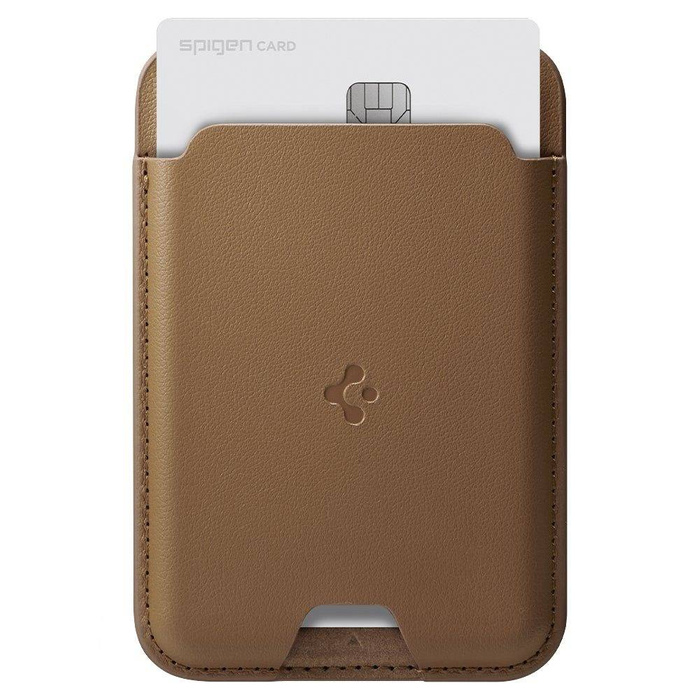 PORTFEL MAGSAFE SPIGEN VALENTINUS UNIWERSALNY CARD HOLDER BRĄZOWY