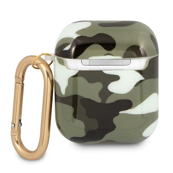 Etui GUESS Apple AirPods Camo Collection Khaki Case