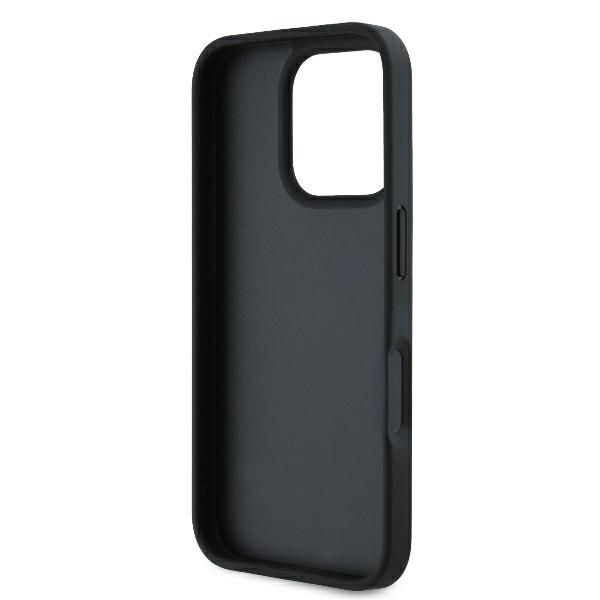 Etui Guess iPhone 16 Pro Max 6.9" czarny/black hardcase New 4G Triangle