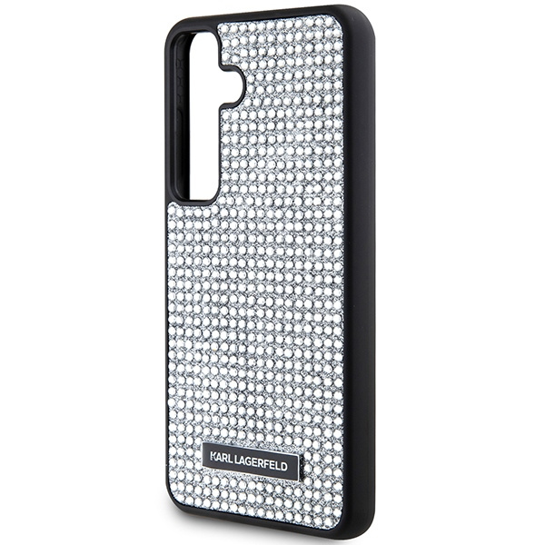 Etui Karl Lagerfeld KLHCS24SHDSPRS S24 S921 hardcase srebrny/silver Rhinestone Metal Logo Case