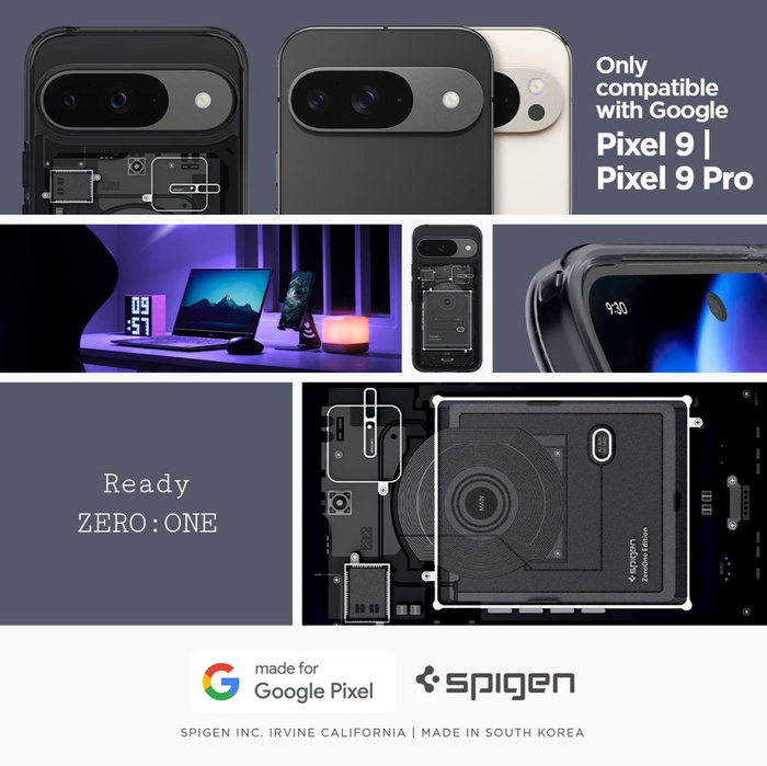 Etui SPIGEN ULTRA HYBRID GOOGLE PIXEL 9 / 9 PRO ZERO ONE