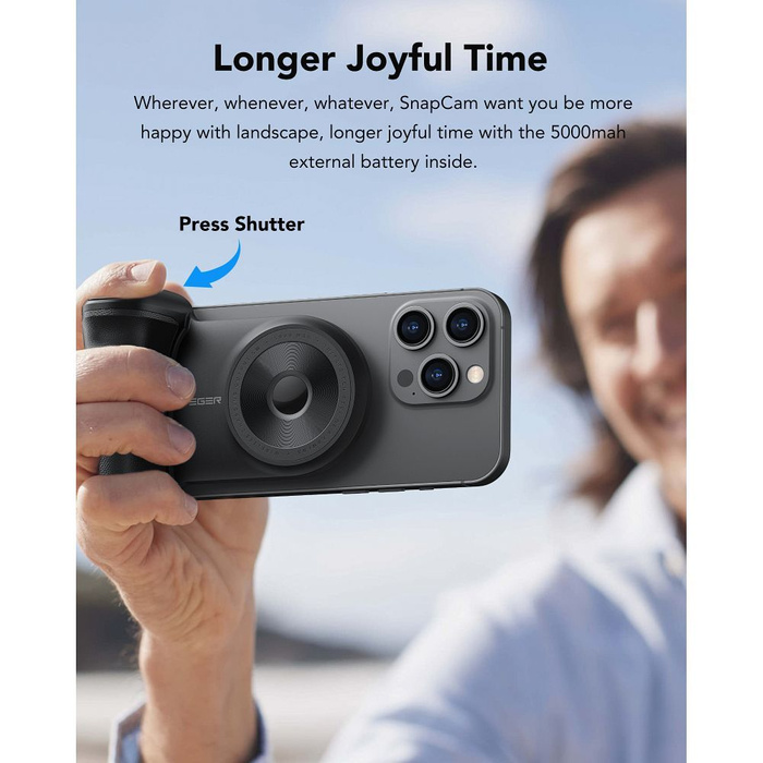 Powerbank zgodny z Magsafe Veger (W0569) PD QC3.0 20W 5000 mAh czarny