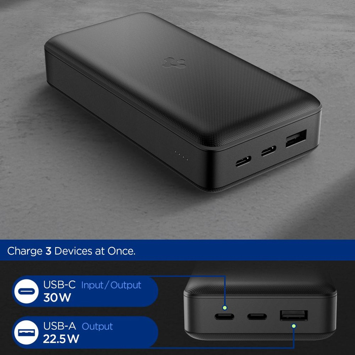 POWERBANK SPIGEN EA3030 POWER BANK 30000 MAH 30W BLACK