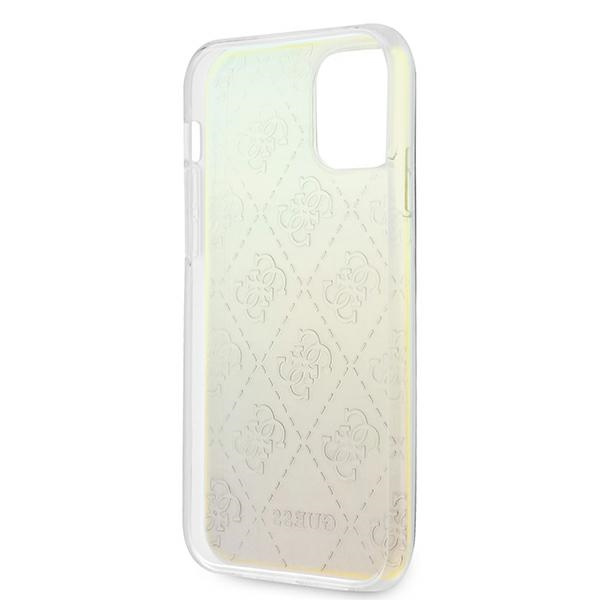 Etui GUESS Apple iPhone 12 12 Pro 4G 3D Pattern Collection Opalowy Hardcase