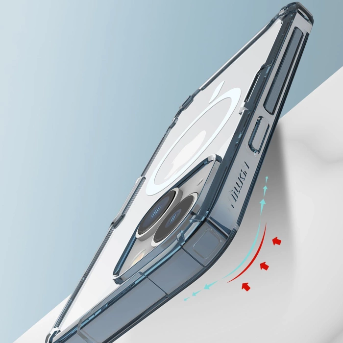 Etui magnetyczne Nillkin Nature TPU Pro do Apple iPhone 14 (niebieskie)