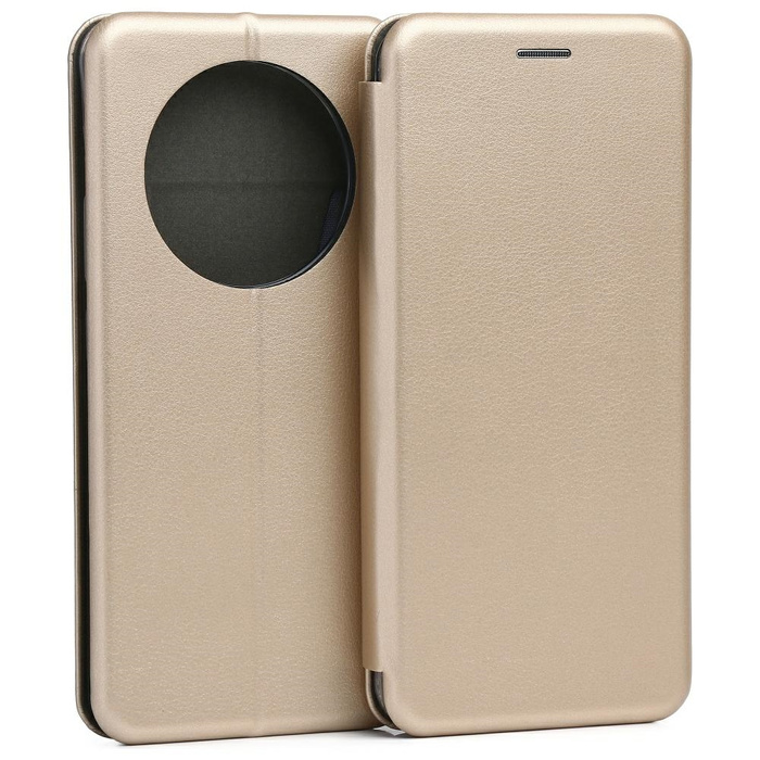 Etui Beline Book Magnetic Realme 12 4G   złoty/gold