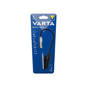 VARTA lampka LED do czytania książek (16618 LED BOOK LIGHT) + 2 x bateria CR2032