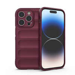 Etui Magic Shield Case Etui Do iPhone 14 Pro Elastyczny Pancerny Pokrowiec Burgundowy Case