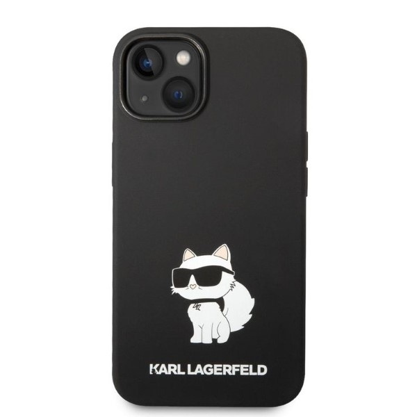 Etui KARL LAGERFELD Apple iPhone 14 Plus Silicone Choupette Czarny Hardcase