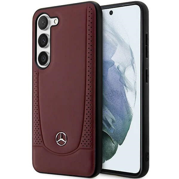 Etui Mercedes MEHCS23MARMRE S23 Plus S916 czerwony/red hardcase Leather Urban Bengale Case